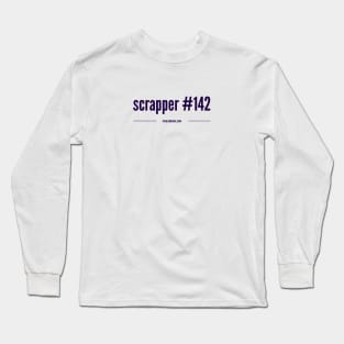 Scrapper #142 - purple Long Sleeve T-Shirt